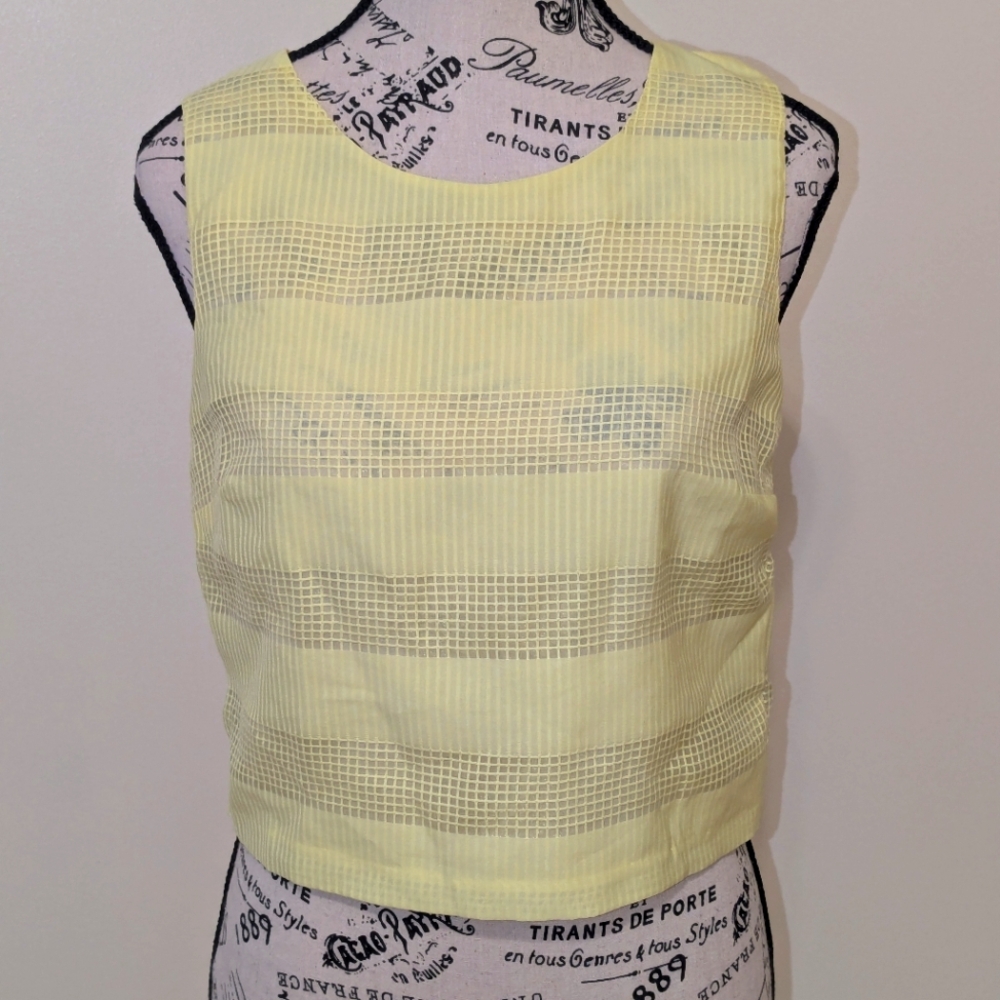 Sleeveless Crop Blouse